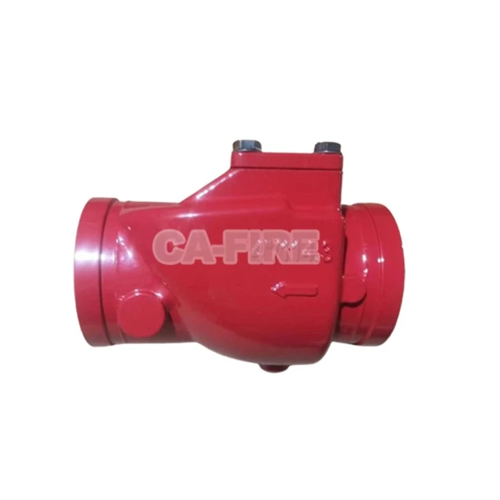 Grooved Swing Check Valve - High-Efficiency Anti-Backflow Solution For Fluid Systems